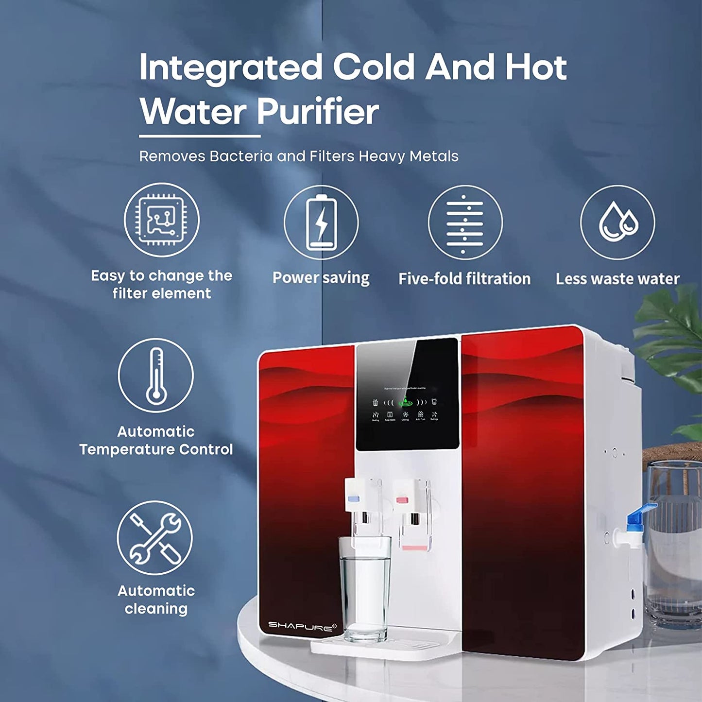 ACO Hot & Cold RO + UV Water Purifier – 10L Storage | Instant Hot & Cold Water | 1 Year Warranty