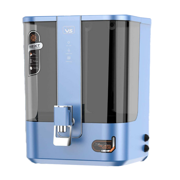 Aqua V5 RO + UV + Copper + Alkaline Water Purifier – 10L Storage | Manual TDS Adjuster | 1 Year Warranty